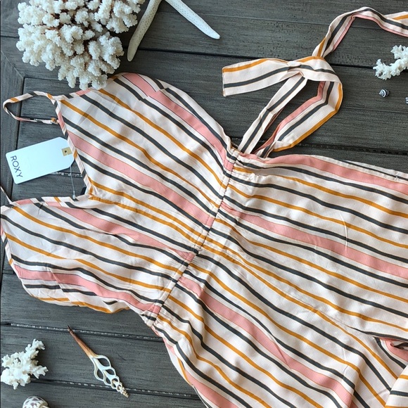 🌴🌼ROXY- CHA CHA FOR NOW WOVEN JUMPSUIT🌼🌴 - Picture 5 of 16